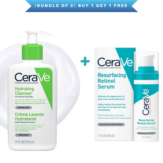 (Bundle of 2) Hydrating Cleanser + Serum