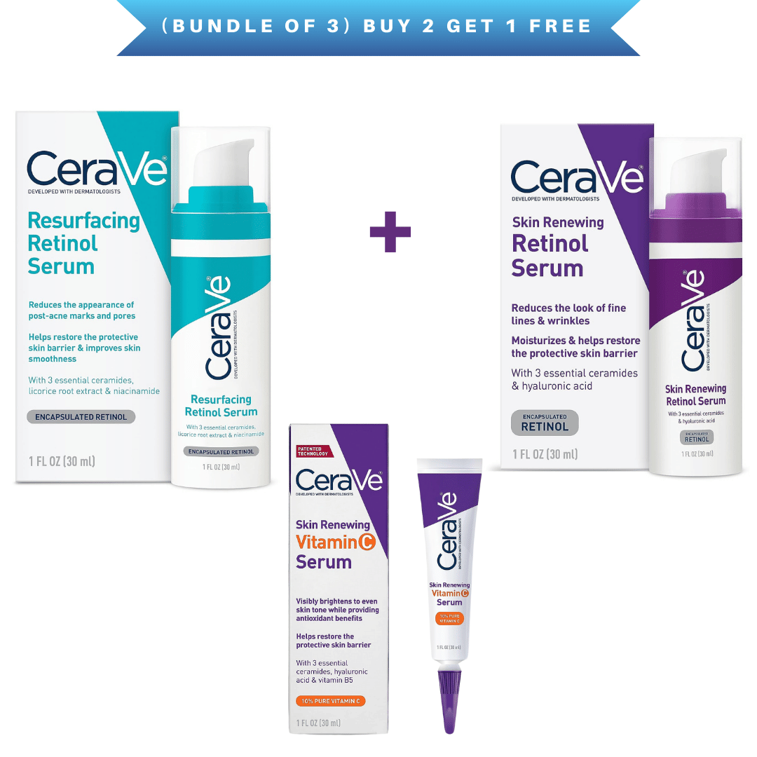 (Bundle of 3) Cerave Serums