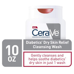 Diabetics Dry Skin Relief Cleansing Wash