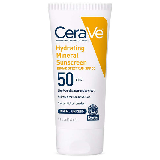 Hydrating Mineral Sunscreen SPF 50 Body Lotion